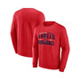 Men's Branded Heathered Red Los Angeles Angels Classic Move Pullover Sweatshirt