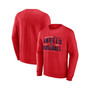 Men's Branded Heathered Red Los Angeles Angels Classic Move Pullover Sweatshirt