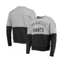 Men's '47 Heathered Gray, Heathered Black San Francisco Giants Two-Toned Team Pullover Sweatshirt