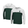 Men's Green Michigan State Spartans Flick Quarter-Zip Hoodie Windshirt