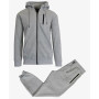 Men's Slim Fit Fleece-Lined Reflective Design Hoodie and Jogger Pants, 2 Piece Set
