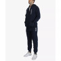Men's Slim Fit Fleece-Lined Reflective Design Hoodie and Jogger Pants, 2 Piece Set