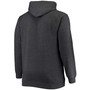 Men's Big and Tall Heathered Charcoal Minnesota Vikings Practice Pullover Hoodie