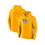 Men's Branded Gold Nashville Predators Primary Logo Pullover Hoodie