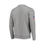 Men's Gray New Orleans Saints Locker Room Throwback End Zone Pullover Sweatshirt