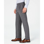Men's Classic-Fit UltraFlex Stretch Gray Sharkskin Pleated Suit Pants