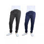 Men's Basic Stretch Twill Joggers, Pack of 2