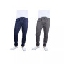 Men's Basic Stretch Twill Joggers, Pack of 2