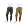 Men's Basic Stretch Twill Joggers, Pack of 2