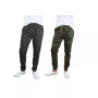Men's Basic Stretch Twill Joggers, Pack of 2
