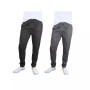 Men's Basic Stretch Twill Joggers, Pack of 2