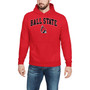Men's Red Cardinal Ball State Cardinals Campus Pullover Hoodie