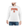 Men's White Syracuse Orange Arch Logo Crew Neck Sweatshirt