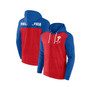 Men's Branded Heathered Red, Royal Philadelphia Phillies Blown Away Full-Zip Hoodie