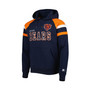 Men's Navy Chicago Bears Draft Fleece Raglan Pullover Hoodie