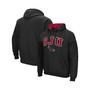 Men's Black Saint Joseph's Hawks Arch and Logo Pullover Hoodie