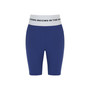 Women's Text Print Biker Shorts