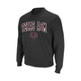Men's Charcoal Texas A M Aggies Arch Logo Crew Neck Sweatshirt