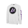 Men's White Los Angeles Lakers 2022/23 City Edition Two-Peat Headline Pullover Sweatshirt