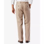 Men's Big & Tall Easy Classic Pleated Fit Khaki Stretch Pants