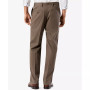 Men's Big & Tall Easy Classic Pleated Fit Khaki Stretch Pants