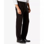 Men's Big & Tall Easy Classic Pleated Fit Khaki Stretch Pants