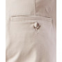 Men's Big & Tall Easy Classic Pleated Fit Khaki Stretch Pants