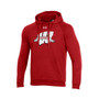 Men's Red Wisconsin Badgers Forward Collection Logo Pullover Hoodie