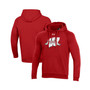 Men's Red Wisconsin Badgers Forward Collection Logo Pullover Hoodie