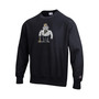 Men's Black Purdue Boilermakers Vault Logo Reverse Weave Pullover Sweatshirt