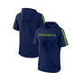 Men's Branded Blue Seattle Sounders FC Definitive Victory Short-Sleeved Pullover Hoodie