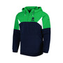 Men's Navy, Green Notre Dame Fighting Irish Lodge Quarter-Zip Hoodie