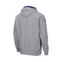 Men's Heathered Gray West Virginia Mountaineers Arch & Logo 3.0 Full-Zip Hoodie