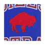 Men's Royal Buffalo Bills Washed Short Sleeve Pullover Hoodie