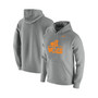 Men's Heathered Gray Tennessee Volunteers Vintage-Inspired School Logo Pullover Hoodie