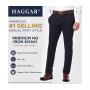 Men's Premium No Iron Khaki Slim-Fit Flat Front Pants