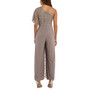 One-Shoulder Lace Jumpsuit