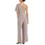 One-Shoulder Lace Jumpsuit