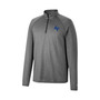 Men's Heathered Gray Air Force Falcons Earth First Raglan Quarter-Zip Windshirt