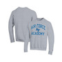 Men's Heather Gray Air Force Falcons High Motor Pullover Sweatshirt