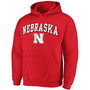 Men's Scarlet Nebraska Huskers Campus Pullover Hoodie