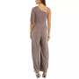 One-Shoulder Metallic Jumpsuit