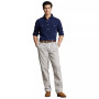 Men's Relaxed Fit Pleated Chino Pants