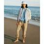 Men's Relaxed Fit Pleated Chino Pants