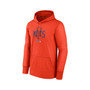 Men's Orange New York Mets Authentic Collection Pregame Performance Pullover Hoodie