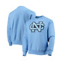 Men's Carolina Blue North Carolina Tar Heels Vault Logo Reverse Weave Pullover Sweatshirt