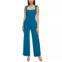 Women's Square-Neck Cutout-Back Jumpsuit