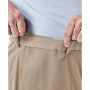 Men's Big & Tall Premium No Iron Khaki Classic Fit Flat Front Hidden Expandable Waistband Pants