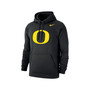 Men's Black Oregon Ducks Primary Logo Club Pullover Hoodie