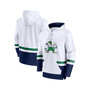 Men's Branded White Notre Dame Fighting Irish First Battle Pullover Hoodie